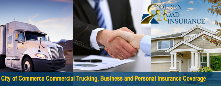 city of commerce commercial trucking business and personal insurance coverage